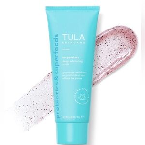 SAFETY SEALED TULA Skincare So Poreless Deep Exfoliating Blackhead Scrub NIB NWT